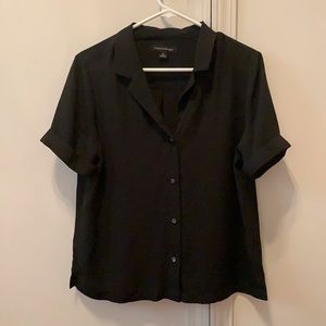 Banana republic camp collar blouse